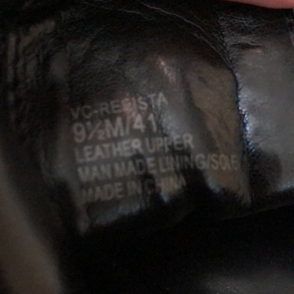 VINCE CAMUTO Black Suede Ankle Boots Size 9.5/41 - Picture 8 of 10